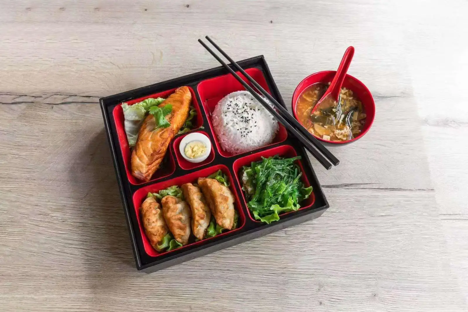 Bento saumon